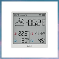 (UDOP) TH3 Electronic Temperature Humidity Meter Wifi Digital Display Hygrometer Thermometer Clock W