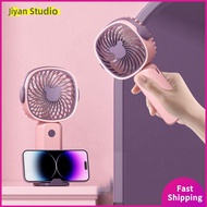 JIYAN2866 Mini Pocket Fan Handheld USB Rechargeable Portable Fan Low Noise Small Fan Outdoor Summer