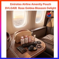 Emirates Airline BULGARI Business Class Amenity Kit pouch Rose Goldea Blossom Delight Travel Set