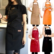 Fashion Kitchen Apron barbecue Apron For Woman Men Chef Work Apron For Grill Restaurant Bar Shop Caf