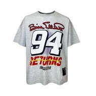 Hybrid T-Shirt Women Oversized เสื้อยืดผู้ผู้หญิง แขนสั้น สีเทา Cotton 100% ใส่สบาย ทรงโอเวอร์ไซส์ (