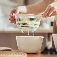 Double Layer Plastic Kitchen Sink Strainer Basket Washing Vegetables Draining Water Home Use Fruit Washing Filter Basket