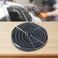 MATA WHOLESALE Polishing cloth (Polish) 4" jeans polishing cloth Grinding Polishing Wheel