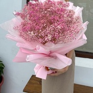 畢業滿天星巨大花束、永生花、乾燥花