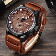 BLESSU Men's Watch Quartz Fashion Leather Waterproof Watches
