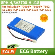 8PH-4/3A3700-H-J18 High Quality ECG Battery 9.6V 4200mAh for Fukuda FX-7000 FX-7100 FX-7102 FX-7302 