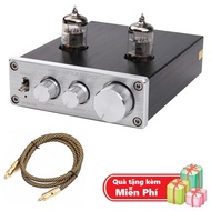 ( Quà tặng Dây quang âm thanh mạ vàng 1m ) FX Audio TUBE-03 6J1 Preamplifier Đèn Chỉnh Bass-Treble -