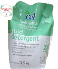 Nước giặt xả 2 in1 Cao Cấp On1 3.5kg Sạch khuẩn Chống lem Khử mùi ẩm mốc an toàn cho da