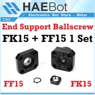[HAEBOT] FK15 FF15 FK FF 15 End Support Ballscrew Ball Screw 15mm Pillow Bearing Block Holder Shaft