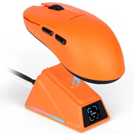 AJ159โจมตีฉลาม X AJAZZ PAW3950 APEX โหมดสามเมาส์สำหรับเล่นเกมส์8K แท่นชาร์จพร้อมหน้าจอสีแท่นเครื่องร