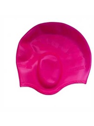大人高彈性游泳帽男女通用防水游泳帽保護耳朵長髮大號矽膠潛水帽