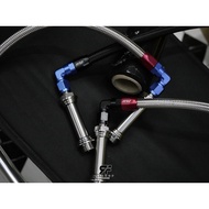 ️ ️Oil Drain Hose Size AN6 The Product Does Not Include The Base.