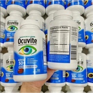OCUVITE ADULT 50+ LUTEIN ZEAXANTHIN OMEGA-3  EYE VITAMIN & MINERAL SUPPLEMENT
