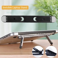 Ryn studio Foldable Invisible Laptop Stand/ Strong Self-adhesive Desktop Notebook Cooling Bracket For Universal Laptops