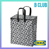🏠IKEA KNALLA BAG BLACK/WHITE COLOR IKEA BAG LAUNDRY BAG STORAGE BAG PARCELS BAG GROCERIES BAG - 100%