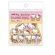 日本版 HELLO KITTY DEAR DANIEL 貼紙 軟章 燙金 獨立30枚 貼紙  平行進口