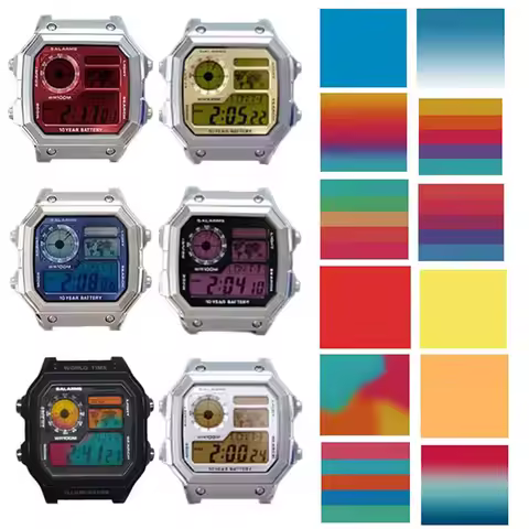 AE1200 Screen Color Changing Sticker for Casio 3299 AE-1200 AE-1200WH AE1300 DIY Ins Style Screen Co