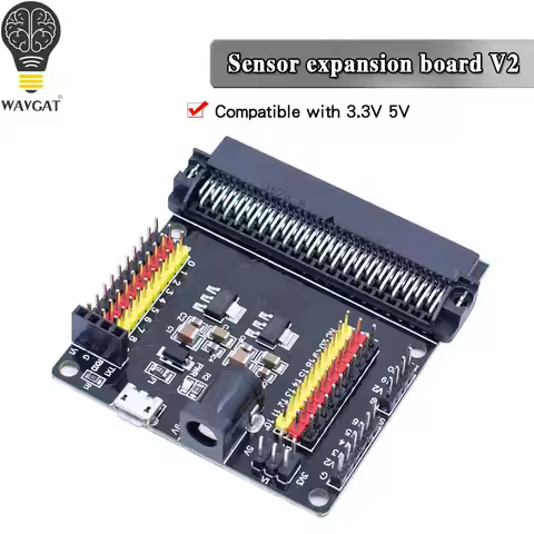 WAVGAT Sensor Expansion Board Shield V2 for BBC Micro Bit diy electronics