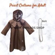 Priest Costume (Padre Damaso) for Kids and Adult