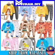 MY88_Part 2 Newborn Pyjamas Baby Sleepsuit Long Sleeve Set Baju Tidur (BM003)