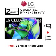 LG 55'' OLED OLED55C3PSA evo C3 4K UHD Smart TV Television (FREE HDMI CABLE AND BRACKET)