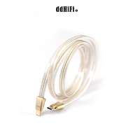 DD ddHiFi TC19CC Gold (Comet Gold) Pure Silver Digital Signal Cable for HiFi DAC AMP,10cm/45cm/100cm