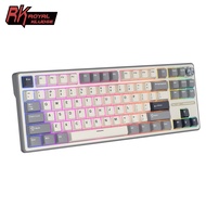 Royal Kludge RK R87Pro Half Grey 87 Key Gaming Keyboard 80% With Knob Mechanical Keyboard