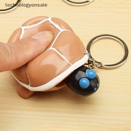 [technologyonsale] Tortoise Keychain Head Popping Squishy Squeeze Toy for Stress Reduction for Men Boutique