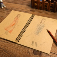 Sketchbook Brown Paper A5 A6 B5 / Spiral Sketchbook A5 A6 B5 / Plain Brown Paper Notebook / Aestheti