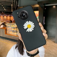 For Sharp Aquos R7S Aquos R9 Pro case casing + Flower Chrysanthemum Support Ring for Fall Prevention