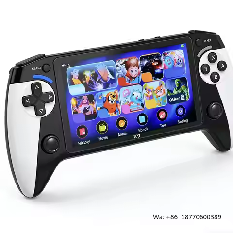 X9 Handheld Game Console Players 5.5 Inch HD Screen Portable Retro Video Game Console Multifunctiona