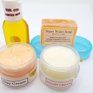 Cream WALET Package 4in1 Blue POT