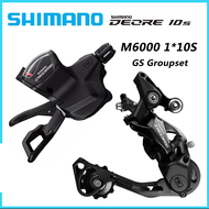 Shimano Deore M6000 1X10S MTBจักรยานDerailleurs Groupset SL-M6000ขวาShifter Lever RD-M6000ด้านหลังจักรยานสวิทช์ที่ดีขึ้นM4100