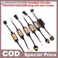 thewoodfamer LED Canbus Decoder Car Headlights Error Free Resistor H1 H3 H4 H7 H9 H11 Adapter Warnin