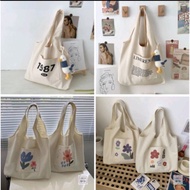 NJS CANVAS TOTEBAG TOTEBIG Canvas Bag Tote Bag
