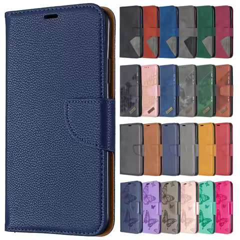 Wallet Flip Case For Samsung Galaxy S 10 S10 Plus Cover sFor Samsung S10Plus S10e Case Magnetic Leat