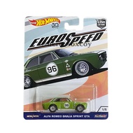 HIJAU HOTWHEELS HOT WHEELS CAR CULTURE EURO SPEED ALFA ROMEO GIULIA SPRINT GTA GREEN