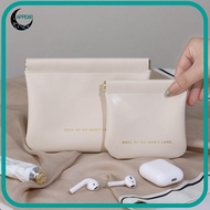 APPEAR Lipstick Makeup Bag, Portable Simple Cosmetic Organizer Pouch, Fashion PU Mini Travel Jewelry