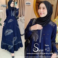 SIERA 3 MAXY BY UWAIS GAMIS DIANA DENIM PREMIUM IMPORT BUSUI WANITA