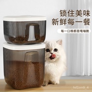 Cat Food Storage Bucket Dog Food Sealed Barrel Pet Storage Barrels Sealed Moisture-Proof Dry Cat Pet Food Storage Bucket
