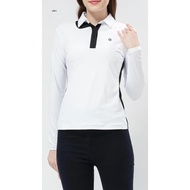 Eighteen Holes Women's Golf Shirt - Celeste Long Sleeve Top