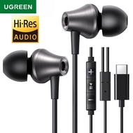 UGREEN Wired Earbuds 3.5mm USB Type C with Mic Wired Earphones in Ear Headphones HiFi Stereo For Pho