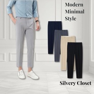 Work Pants//Premium Cropped Pants Smart Fit Style Easy To Iron Dries Quickly Goes Out In A Small Cyl