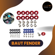 MESIN Fender PWJDM engine bolts I Car engine bolts, 10 pcs Car and motorbike accessories