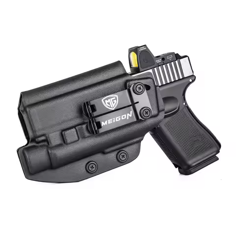 IWB Kydex Concealed Carry Holster for Glock 19 19X 23 25 32 44 45 w/ Olight PL 3/ PL 3S/ PL 3R Flash