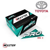 NEXZTER PRO SPEC ผ้าเบรค TOYOTA โตโยต้า ทนอุูณหภูมิ 0-600 องศา Brake Pads Nsport ผ้าเบรคนุ่มเงียบ ฝุ