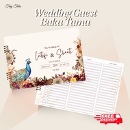 Guest Book Wedding Guest Book Made of Soft Cover, Thick, Glossy, Custom Photo