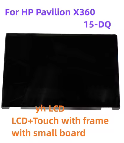 15.6'' LCD Display Panel Touch Screen Glass Digitizer Assembly Frame for HP Pavilion x360 15-dq 15-d