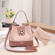 Ready stock 💕CR0021 Premium 2in1 set Sling Bag Women Bag sling Wanita Handbag Women Bag sling Beg Tangan wanita murah