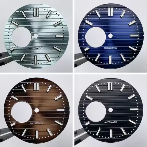 30.5mm NH35 Dial S Logo Sunray 62MAS Prospex Green Luminous Replacement Mod Parts Suitable For NH38 